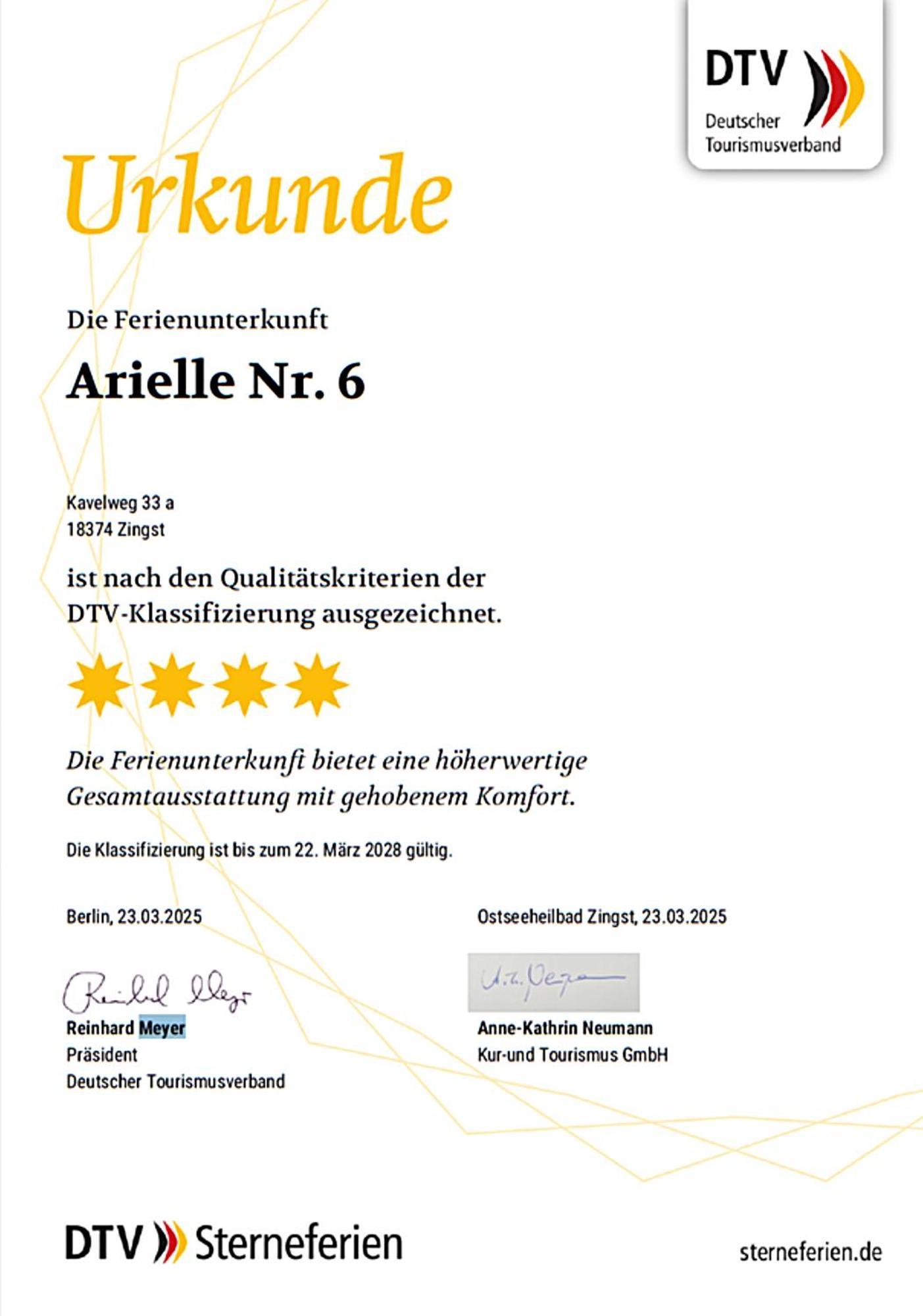 Arielle Nr 6 - Fuer Die Schoenste Zeit Des Jahres - Zingst Eksteriør bilde